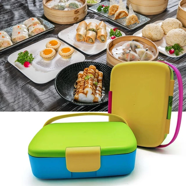 Original OmieBox Stainless steel insulated lunch box partition design  packed lunch bento box then carry handle - AliExpress