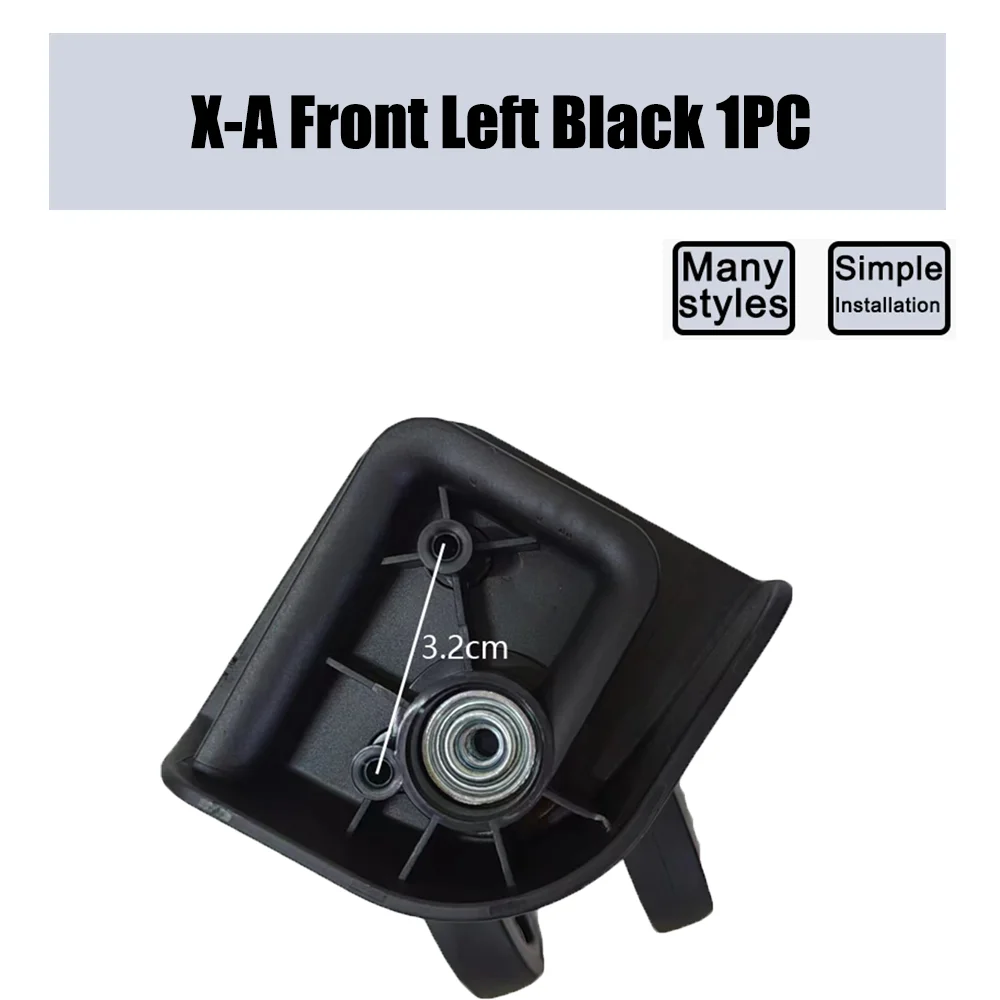 Suitable For Hongying X-A Trolley Case Wheel Pulley Sliding Casters Universal Wheel Luggage Wheel Slient Wear-resistant Smooth