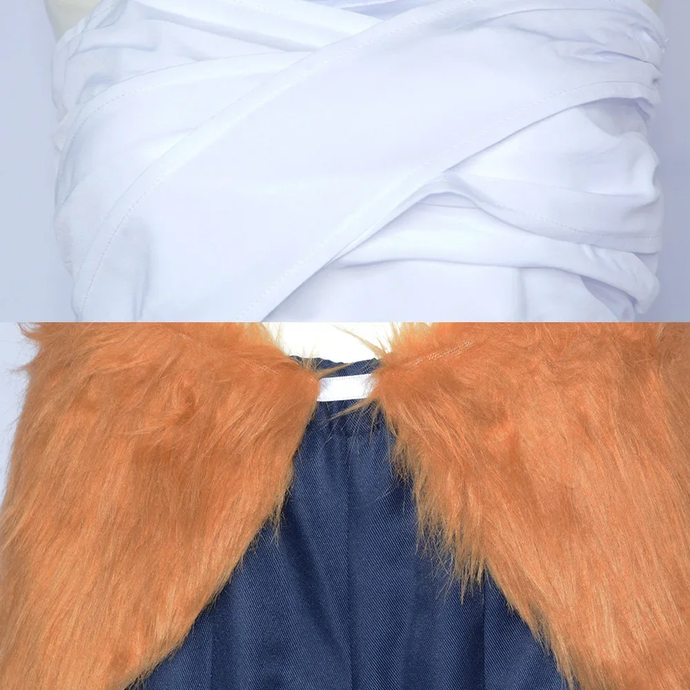 Demon Slayer: Kimetsu no Yaiba: Inosuke Hashibira | Blue Cosplay Costume Set 34 Demon Slayer: Kimetsu no Yaiba-Inspired Inosuke Hashibira Cosplay Costume for Women (Unofficial)
