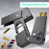 iPhone Folding Gun Soft Bullet Toy Gun Shell Ejecting Folding Mobile Phone TikTok Dropshipping 1