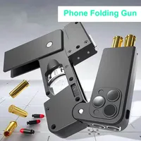 iPhone Folding Gun Soft Bullet Toy Gun Shell Ejecting Folding Mobile Phone TikTok Dropshipping 1