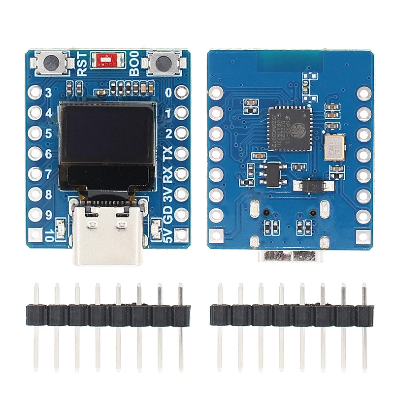 ตัวเลือกสินค้า บอร์ดพัฒนา ESP32-C3 หน้าจอ OLED 0.42 นิ้ว ใช้งานง่าย