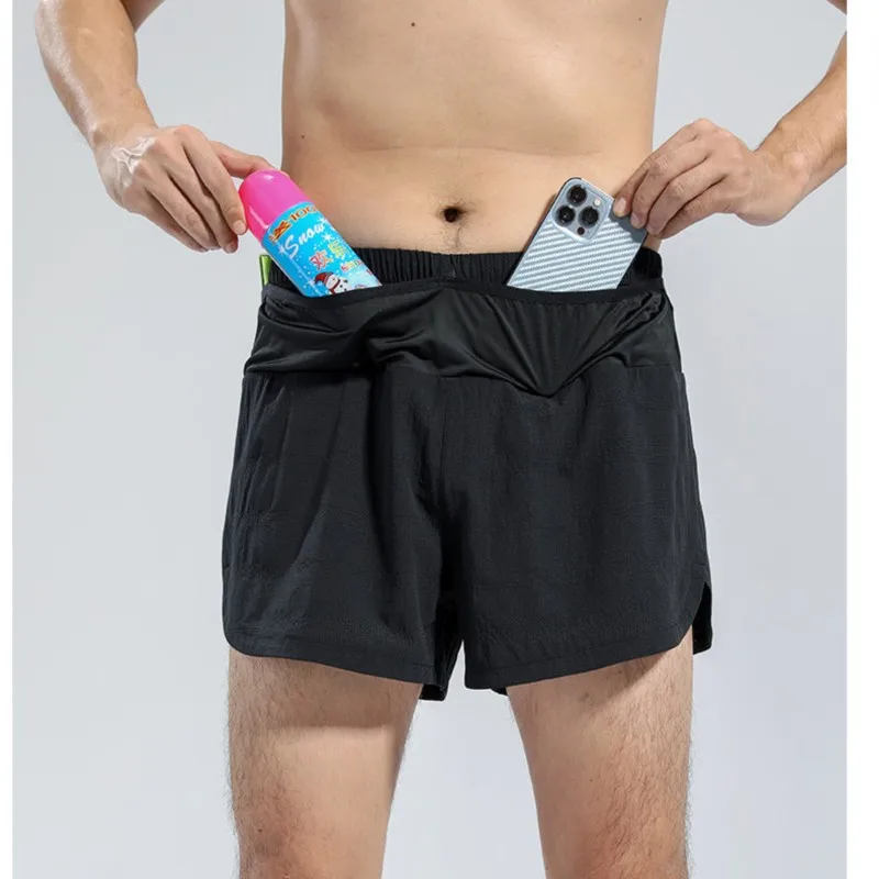 Men Outdoor Running Pocket Shorts Board GYM Exercise Fitness Legging Workout Basketball Hiking Trainning Sport Soccer Clothing 4