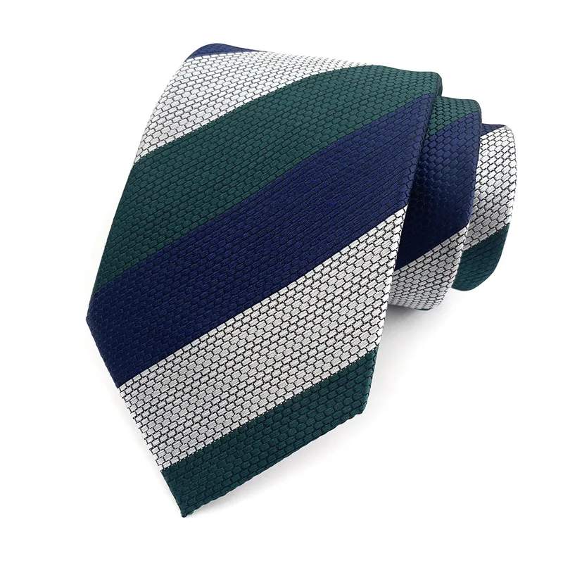 Neue männer Krawatte Luxus Klassische Streifen 8 cm Jacquard Krawatte Krawatte Für Männer Business Hochzeit Party Täglichen Verschleiß zubehör – Detail 14