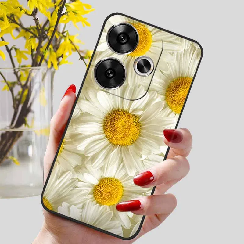 Sleek Black Silicon TPU Shockproof Phone Case Cover