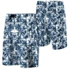 New Floral Shorts Palm Trees Leaves Seamless Board Shorts Men Hawaii Beach Shorts Swim Trunks Women Vacation Short Pants 3