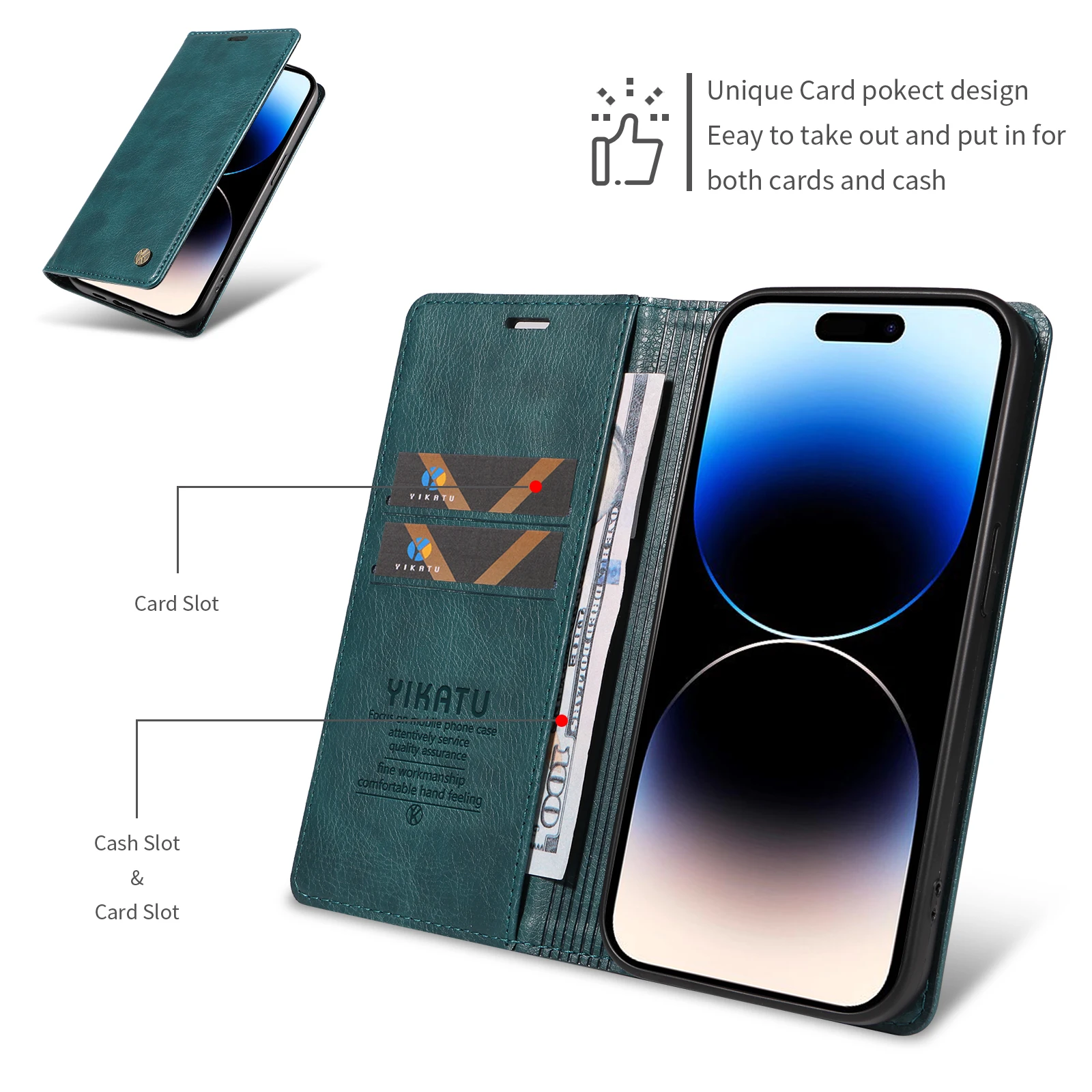 Stylish Wallet Phone Case with Premium Protection and Card Holder