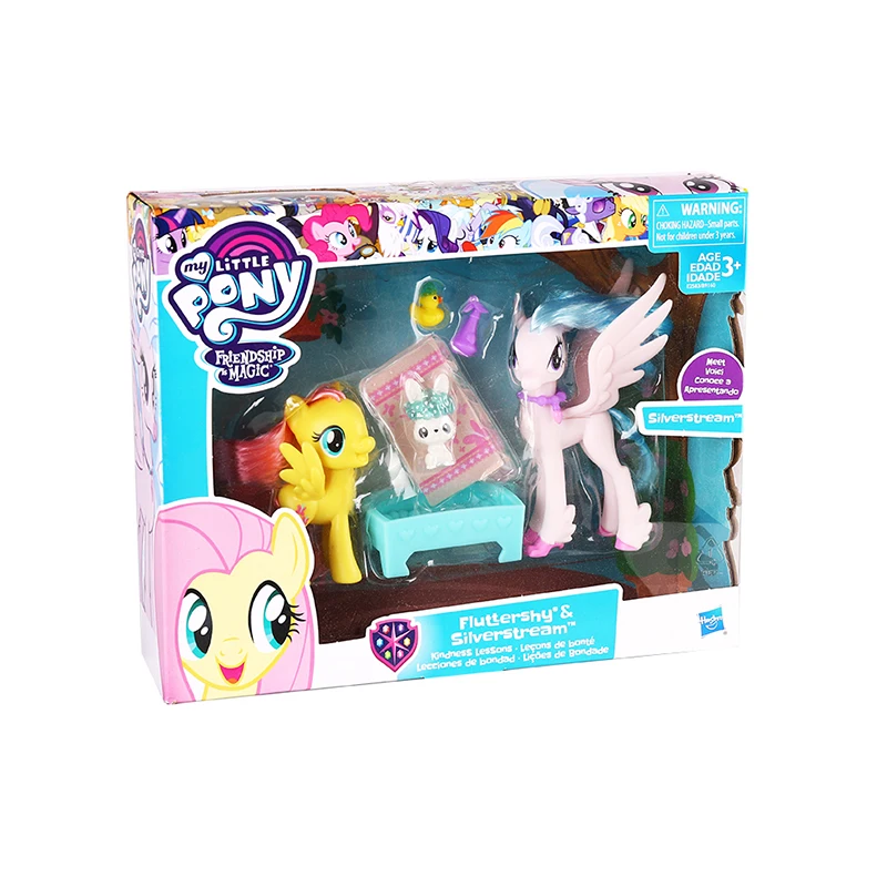 Figuras dos desenhos animados Hasbro de My Little Pony, Meet the Mane 6,  Twilight Sparkle Pinkie Pie, Série Rarity Fluttershy, Presentes infantis -  AliExpress