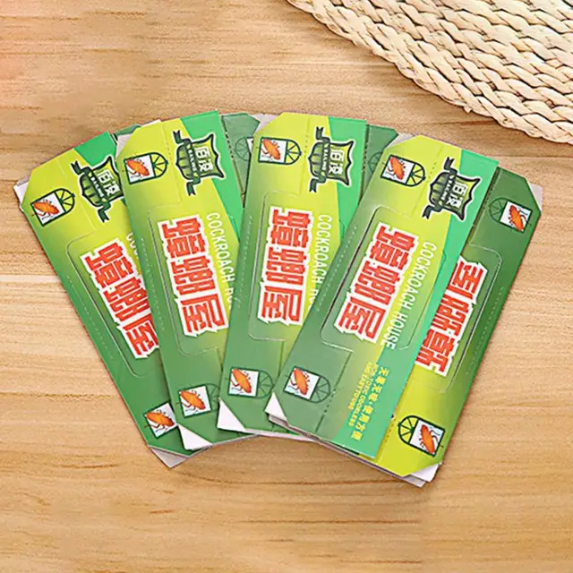 Csótány Csapda Gyilkos Beltéri Otthoni Roach Csali Ragacsos Ragasztók Rovar Ragadós Csapdák - Image 2