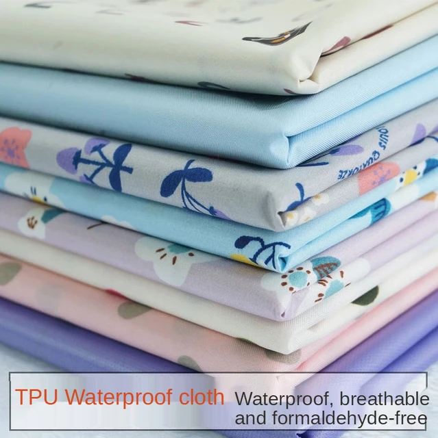 1*1.5M Solid Color Pul Fabric Waterproof Breathable Polyester Fabrics for  DIY Children Clothes Resuable Diapers and Nappy Bags - AliExpress