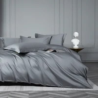 Parure de Lit en Coton Égyptien 1000TC, Ensemble de Literie avec Juste, Drap-Juste, Taies d'Oreiller, Double, Double, Queen et King 2