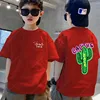 2024 Rapper Cactus Jack Graphic Cotton T Shirt Kid Boy Girls Hip Hop Tee Fashion Short Sleeve Shirt Summer Oversized Cotton Tops 3