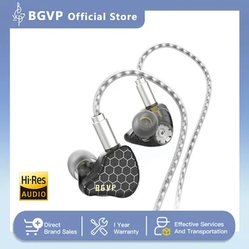 BGVP Scale 2DD In Ear Monitor Earphone 6D Sound Effects Gaming Headset HiFi Wired Headphones Bass Stereo Earpiece Music Earbuds 1