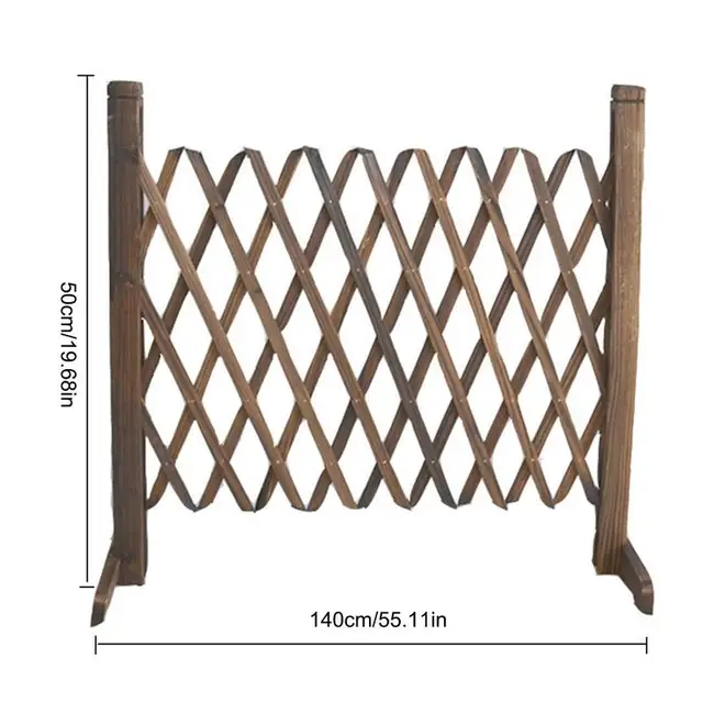 Bővíthető Kerti Kerítés Összecsukható, Szabadon Álló Fa Rácsos Akadály A Mászó Növények Udvarának Beltéri Dekoráció - Image 6