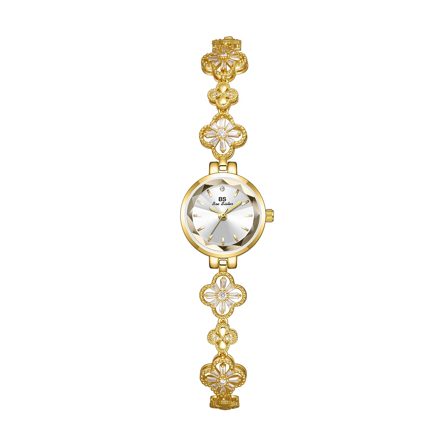 Elegant fashion women's watches, gold and silver bracelet, small quartz wristwatch 2025, lucky women's watch, gift for friends