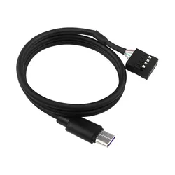 High - Speed USB Type C to 9 - Pin USB Cable for Secondary PC LCD Screen (USBC to 9PinUSB)