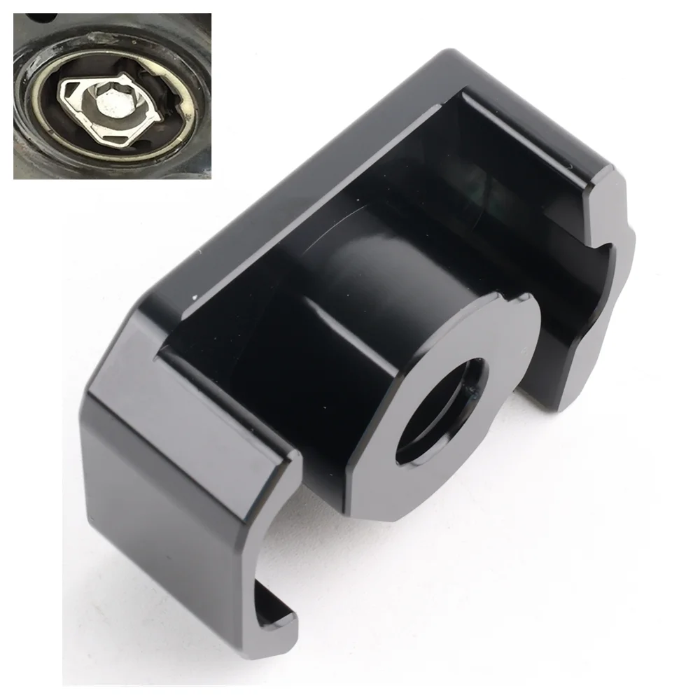 Black Billet Aluminum MQB DOGBONE Mount Insert For 15-19 Volkswagen Golf / GTI / Golf R (Mk7 MQB)