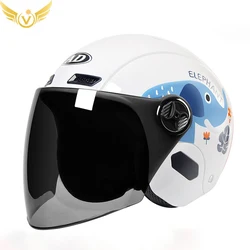 Moped Electric Scooter Open Helmet Motorcycle Helmet 3/4 Vespa Motocross Visor Certified Moto Shark Predator Men Women Accessori
