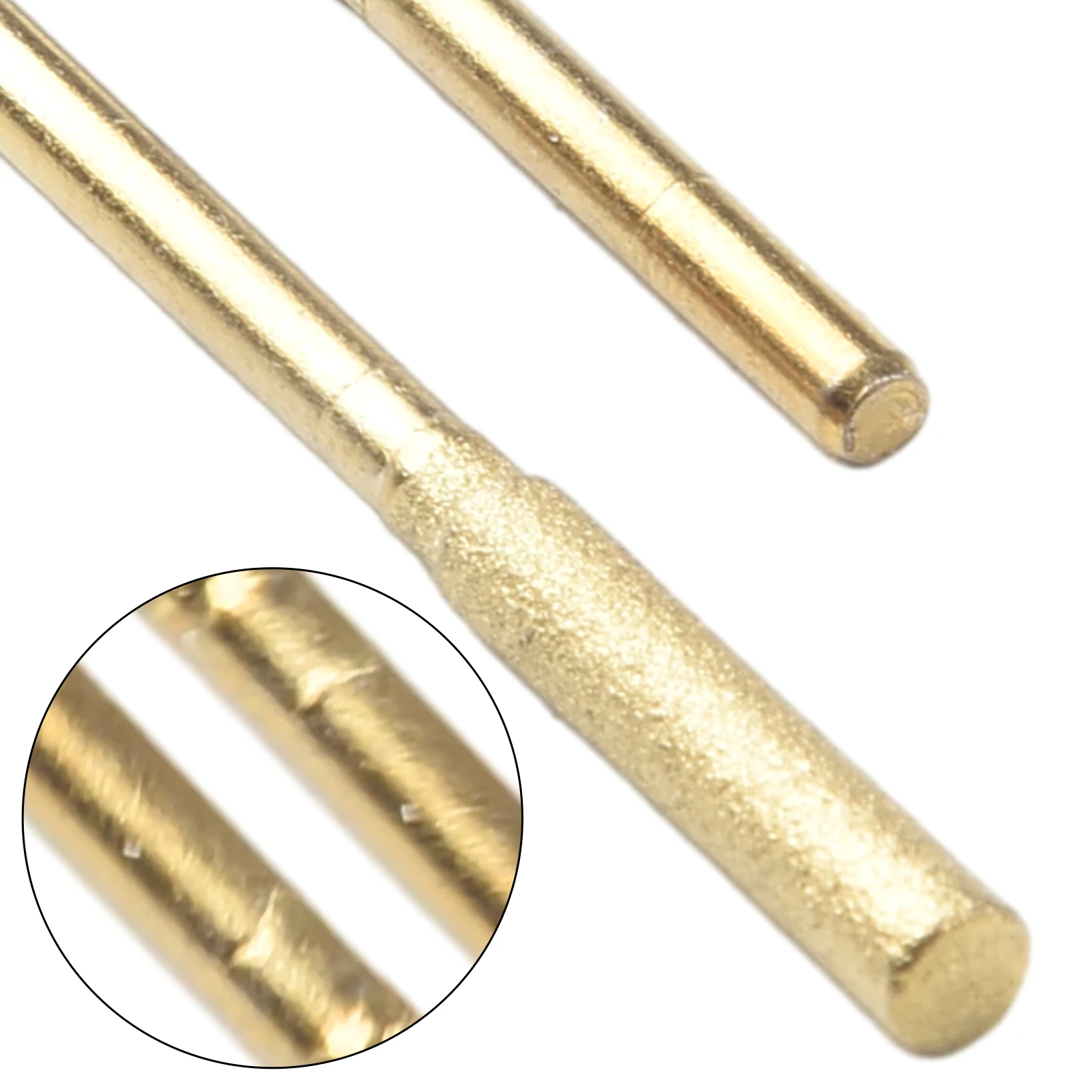 

Burr Diamond Chainsaw Sharpener Chain Chainsaw Diamond Saw Sharpener SharpenerTitanium Coated Emery Grains 3mm