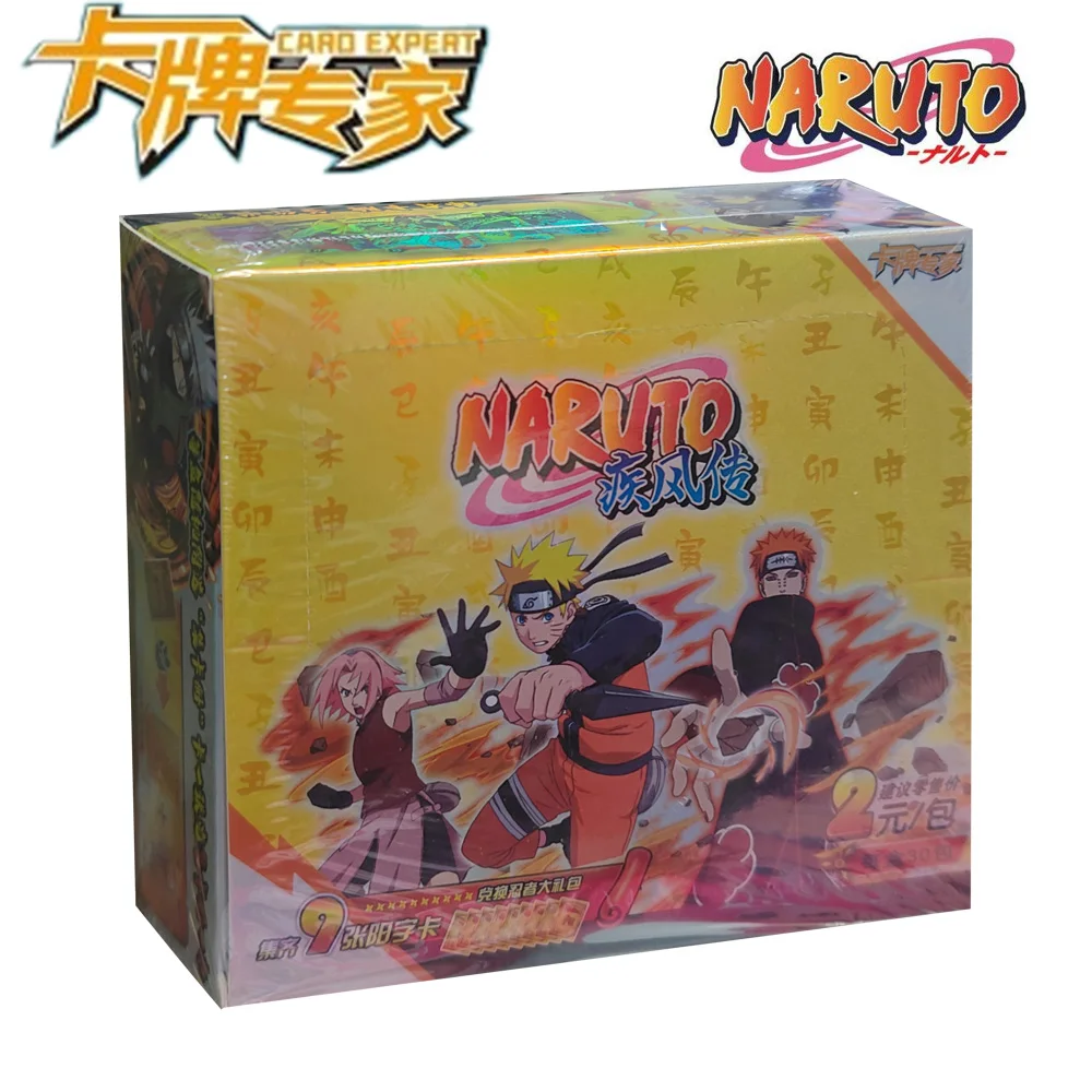 Card Expert Naruto Cards Booster Collection Cards Uzumaki Sasuke Ninja Game Rare Cards Box Flash Cards Regalo Di Natale Per Bambini