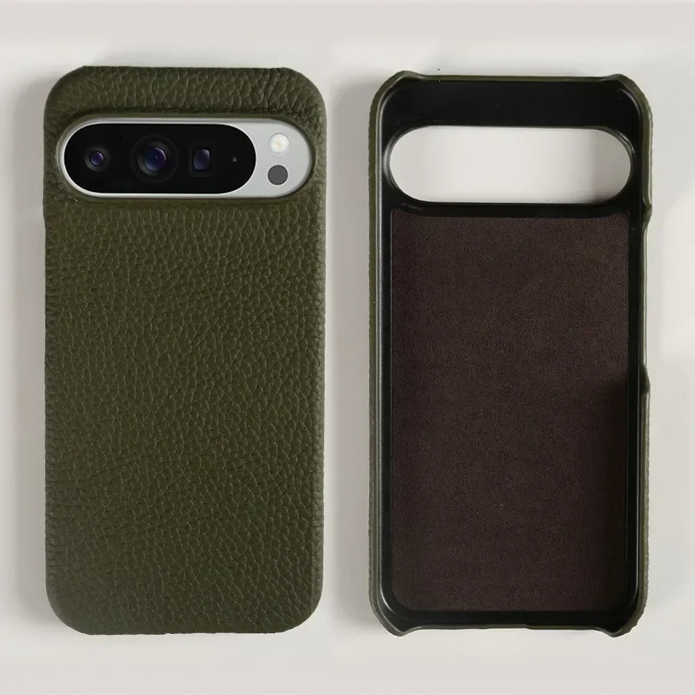 Vintage Genuine Leather Aesthetic Phone Case Cover