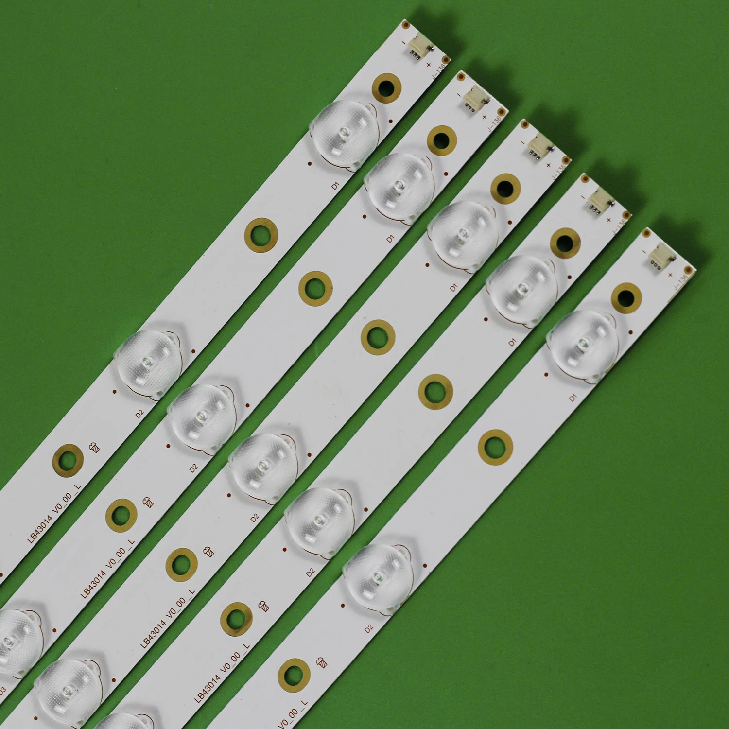 Tira Conduzida 12 Leds para Philips tv 43pus6551 Tpt430u3 Eqlsj A.g 43pus6501 43pus6101 43pus6201 43pus7202 Lb43014 V0_00 43 Pcs - Imagem 4