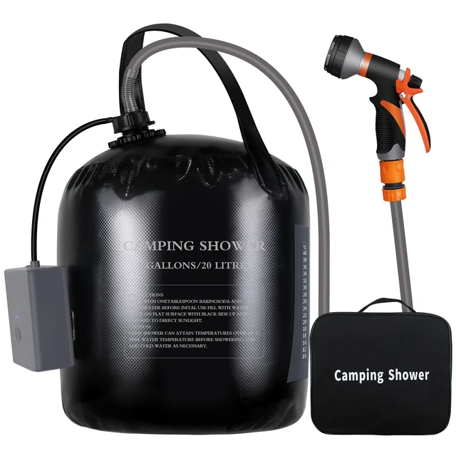 Hordozható Kemping Zuhany, Elektromos Zuhanyszivattyú Leszerelhető Usb -Vel Újratölthető Akkumulátorok, Kültéri Zuhanyfej - Image 3