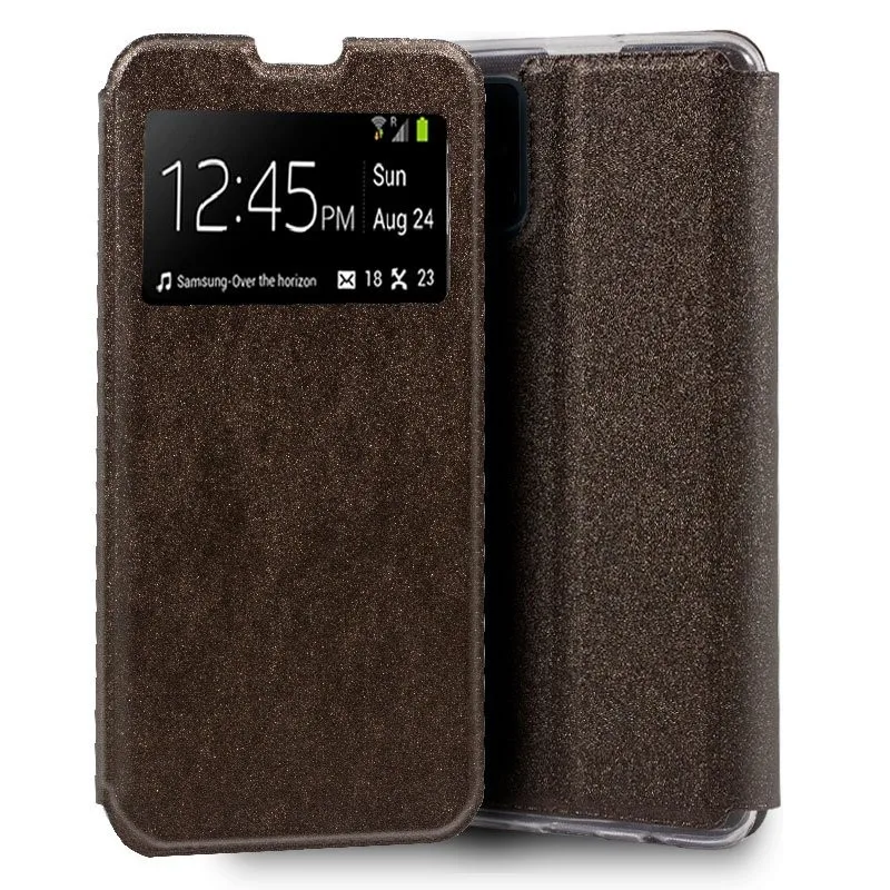 Custodia Cool Flip Cover Per Samsung A 515 Galaxy A 51 Smooth Bronze