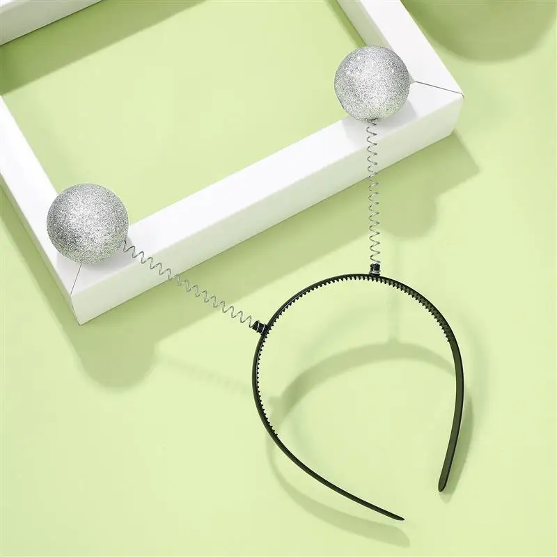 Antenna headbands with glitter balls 2Pcs hair accessories hair bands hair band cosplay accessories cosplay headpiece halloween headband
