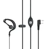 2 Pin Walkie Talkie Headset Earphone K-Plug Wired Two Way Ham Radio Earpiece For Baofeng BF-888S UV5R Walkie Talkie 992 Earwear 6