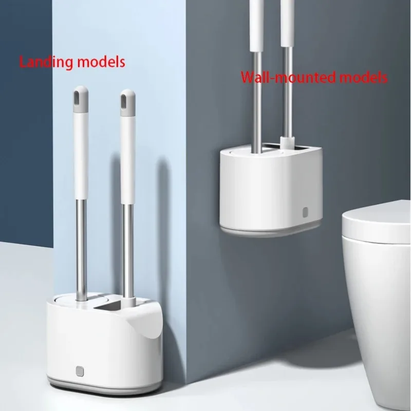 TPR Silicone Toilet Brush bathroom Cleaning brushes Leakproof water Wall Mounted xiaomi Yijie Toilet Brush Bathroom Sets