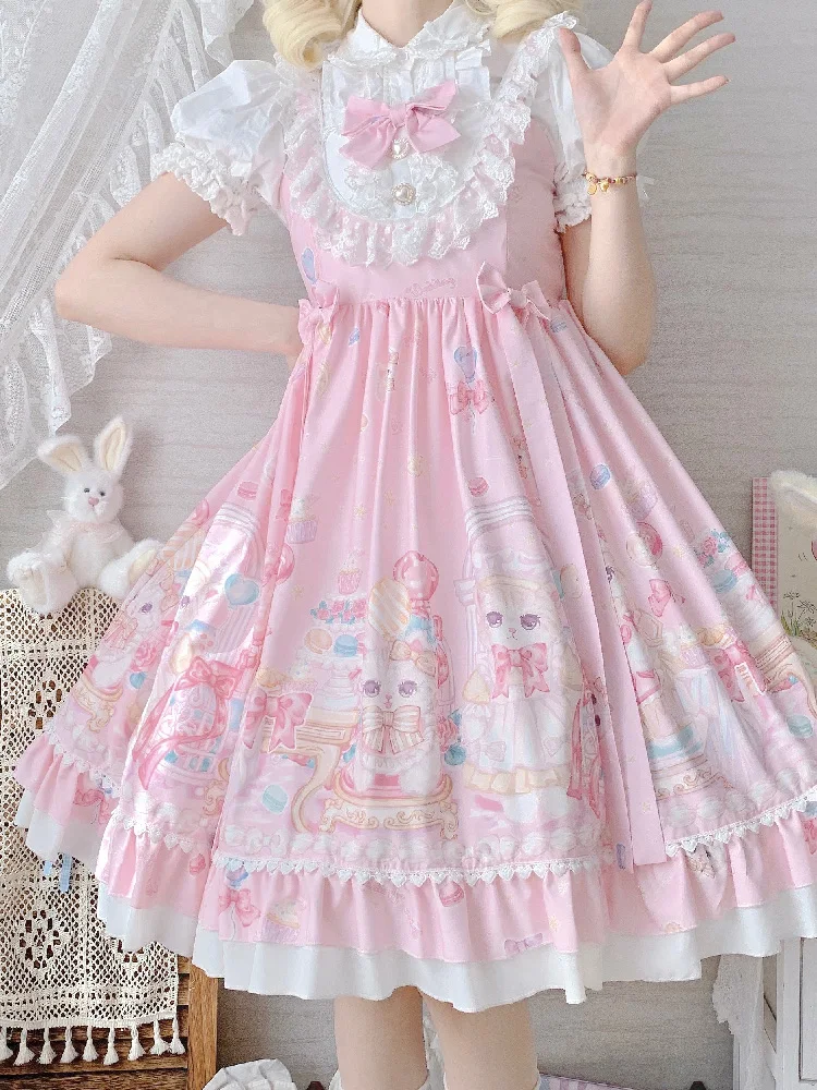Japanese Lolita Dolly Black Dress SD01422