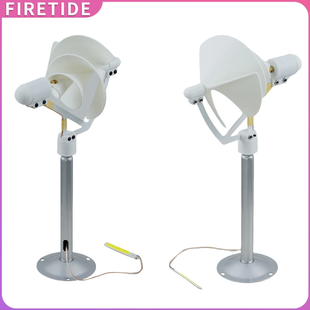 เครื่องกำเนิดไฟฟ้าพลังงานลมแบบเกลียวอาร์คิมิดีส 1-10 วัตต์ 1-12 โวลต์, ชุด DIY ขนาดเล็กสำหรับการทดลองทางวิทยาศาสตร์และไฟ LED 1