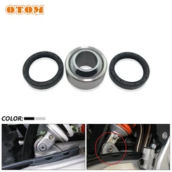 OTOM Fisheye Bearings Motorcycle Rear Shock Absorber Rod Ends Joint Thread Spherical Bearings Oil Seal For KTM EXC HUSQVARNA FE