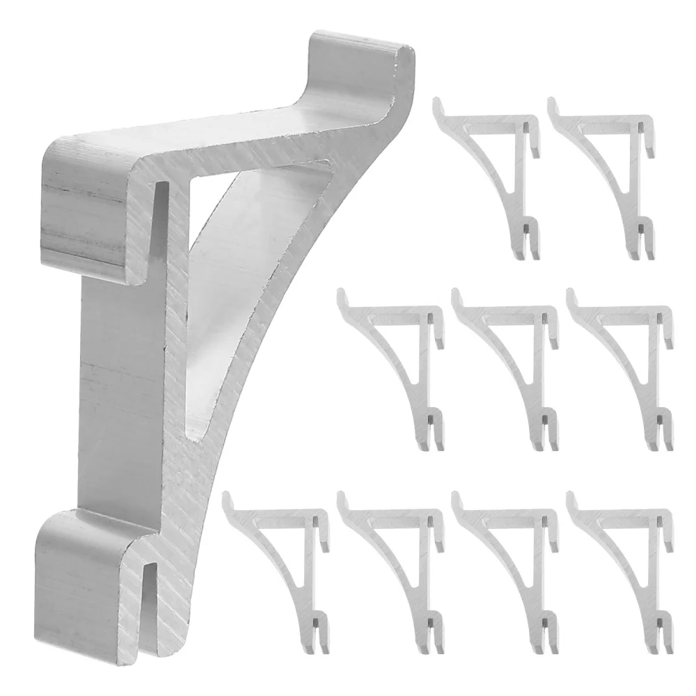 Description Picture 4 of item10pcs Freezer Clamp Fridge Layer Board Buckle Plastics Cooler Shelf Clip Freezer Shelf Fixing Bracket Cooler Shelf Hook Hardware