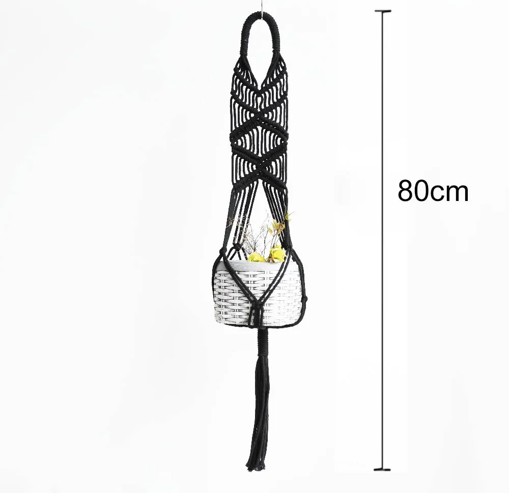 Handmade Boho Style Macrame Plant Hanger Pot Holder Home Decoration plant hanger