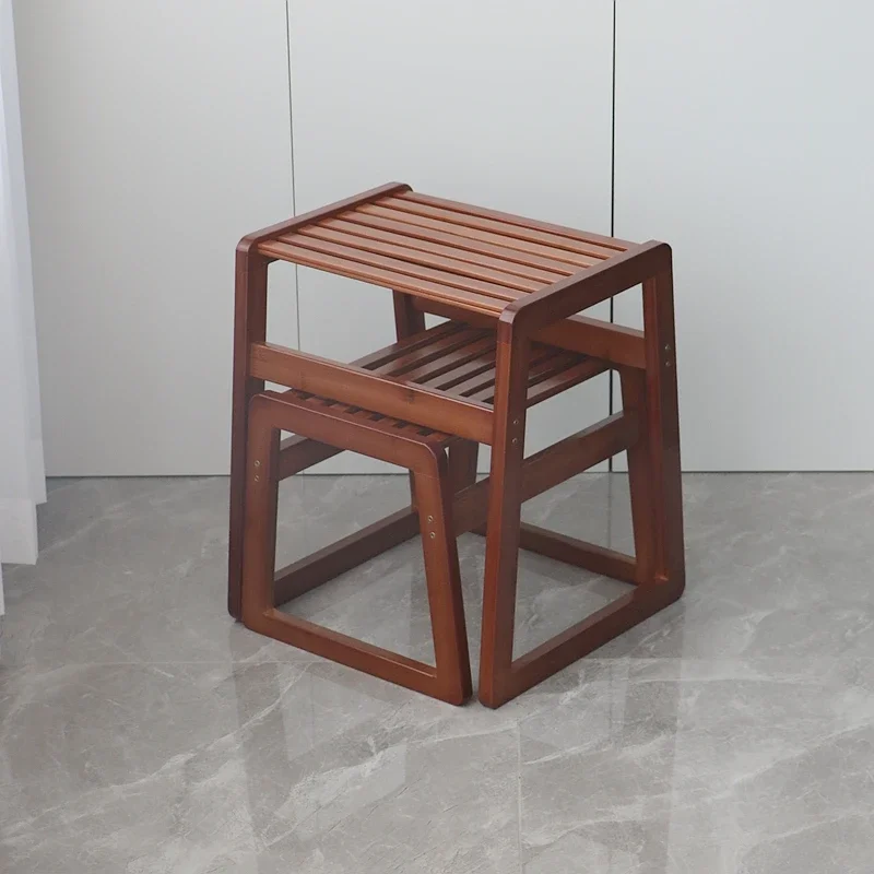 Wooden Bathed Bathroom Chairs Stepping Drainage Supplies Bathroom Stools Multifunction Home Furniture CM50YS, woven chair