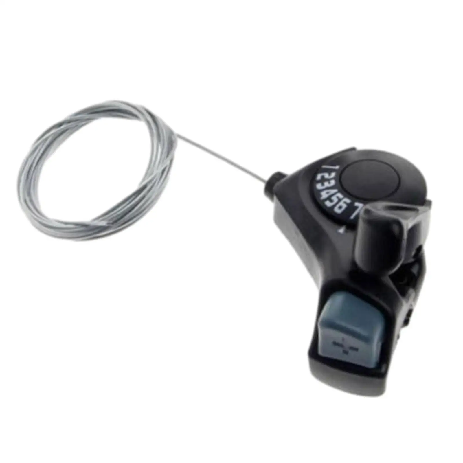 Bicycle Shift Lever Bike Shifters 7 Rate Cycle Modification Bike Thumb Gear Shifter Cycle Brake Lever for Bicycle Commute Bikes Mountain