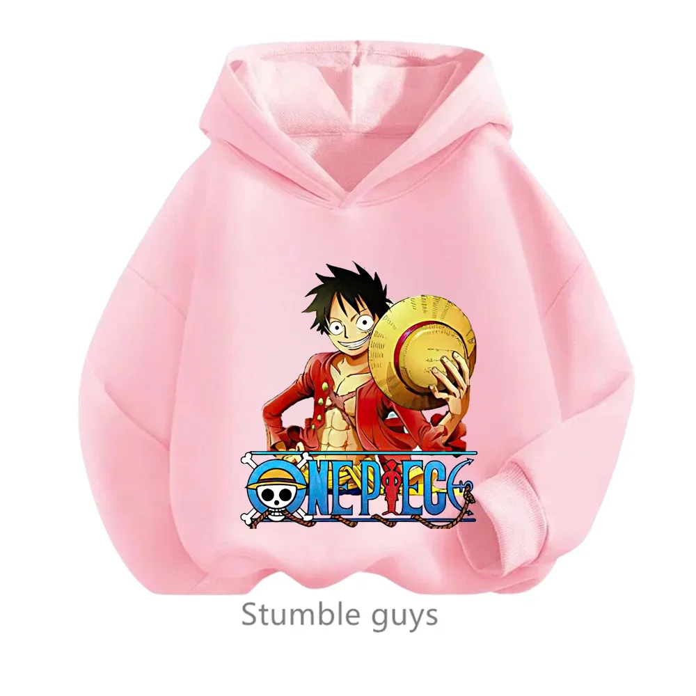 thumbnail image 1 of Ropa de anime para niños, sudadera de una pieza para niños, ropa de primavera y otoño para niñas, sudadera de dibujos animados de Luffy Zoro, traje con capucha para adolescentes, camisetas de Sonic, 1 of 5
