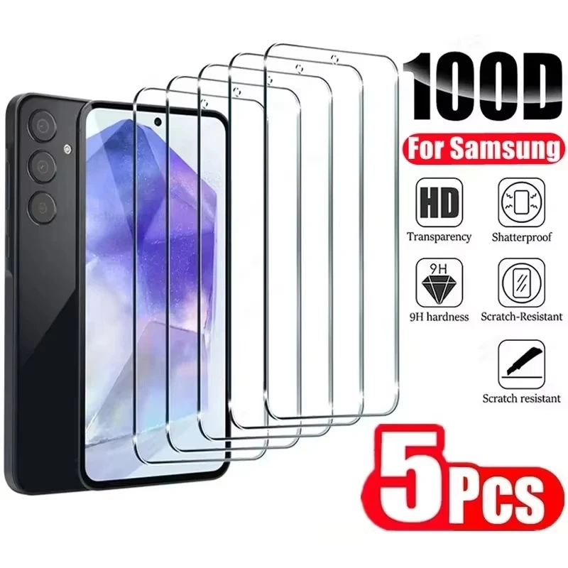 Premium Full Cover HD Screen Protector - Pack of 1-5,