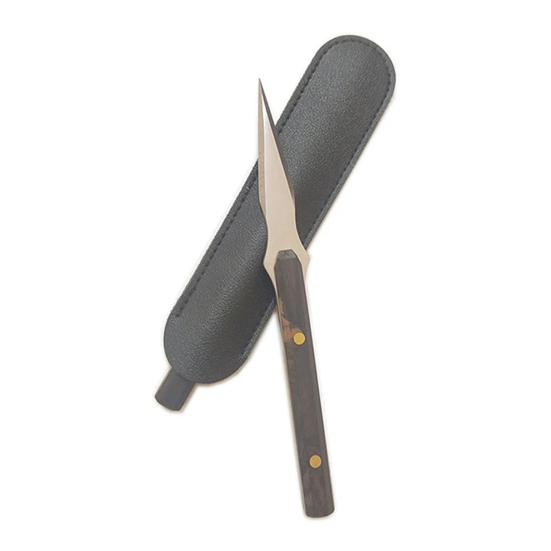 Description Picture 6 of itemNEW 1Pcs Stainless Steel Chinese Puer Tea Needle Cutter Damascus Tea Knife