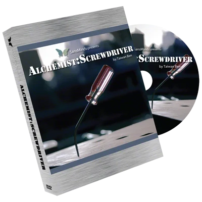 연금술사: 스크류 드라이버(2가지 특수 효과 및 온라인 교육) 코미디 스트리트 바 Magia 액세서리 소품 재미있는 클래식 마술 트릭
