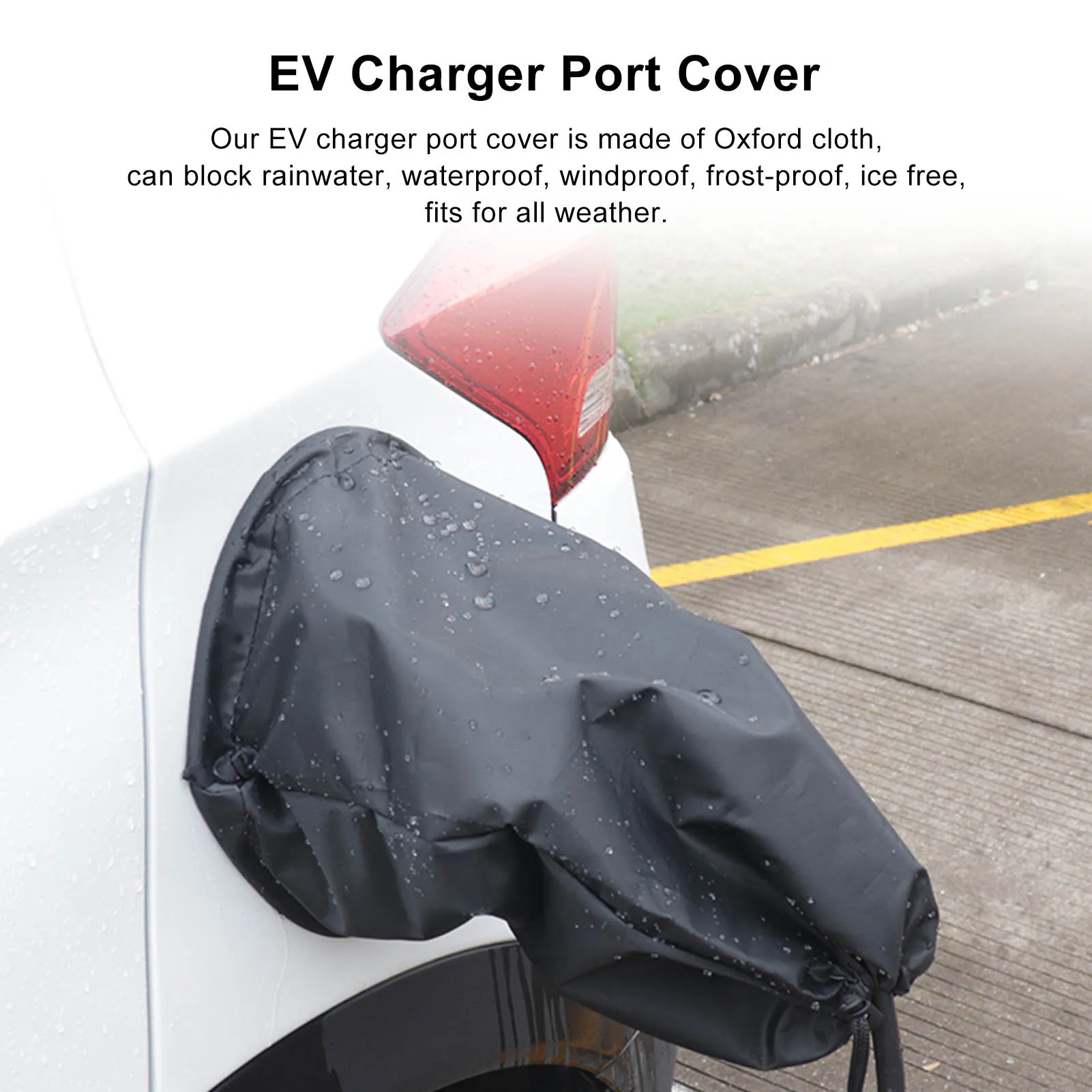 EV Port Waterproof Cover Sun Dust Strong Magnetic Adsorption Electric Car EV Car Waterproof Cover car engine filter cover,car grille cover,car axle cover,car tail pipe cover