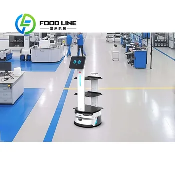 Consegna personalizzata per la movimentazione dei trasporto dell'officina di fabbrica di robot logistici industriali