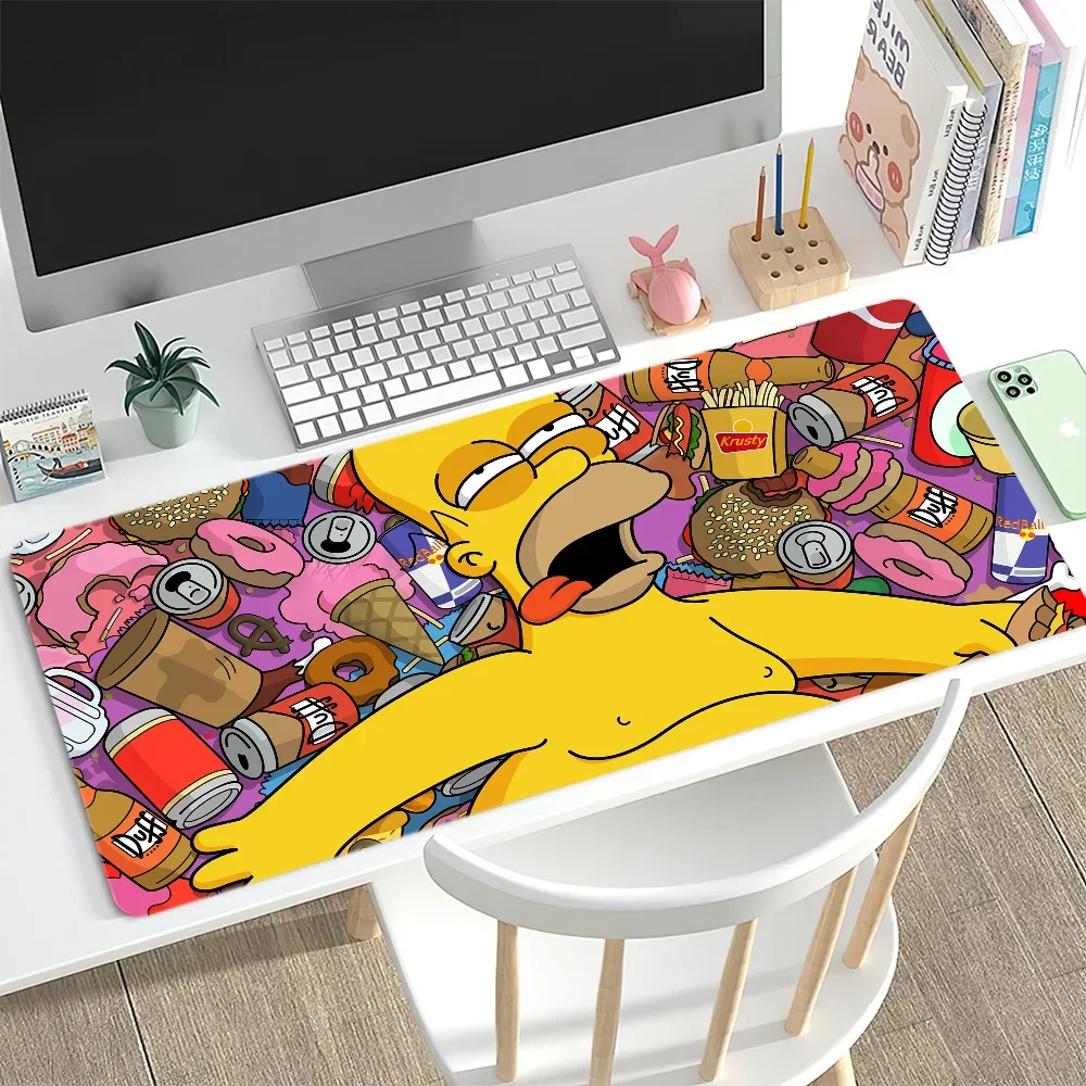 The S-Simpsons FunnyS Large PC Mouse Pad For Non-Slip Gaming Laptops Gamer Carpet Keyboard Mat Desk Protector 3