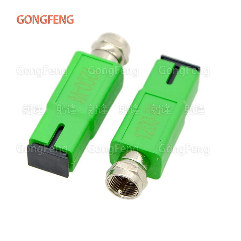 100pcs Fiber Optical Receiver1550nm Passive Photoelectric Converter FTTH CATV Single Optical Fiber Receiver Free Shipping Brazil