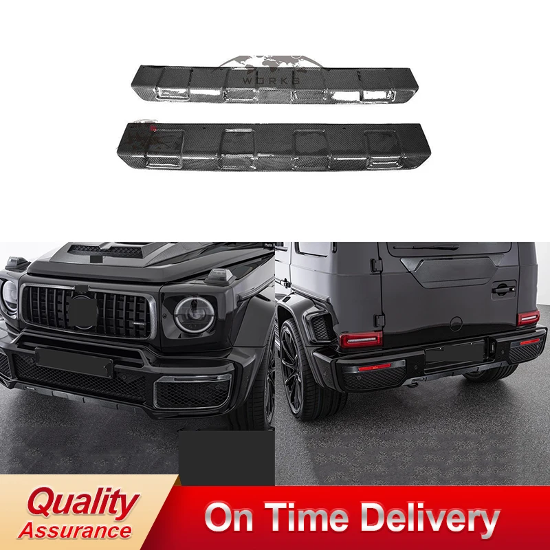 Dry Carbon Fiber G Class W463a W464 Front & Rear Bumper Trim Panel Car