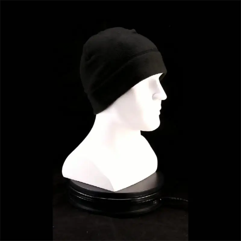 Men Polar Fleece Cap Winter Warm Outdoor Sports Running Skiing Cycling Cap Hat Windproof Soft Beanie Cap Women Ski Bike Hat Cap 3