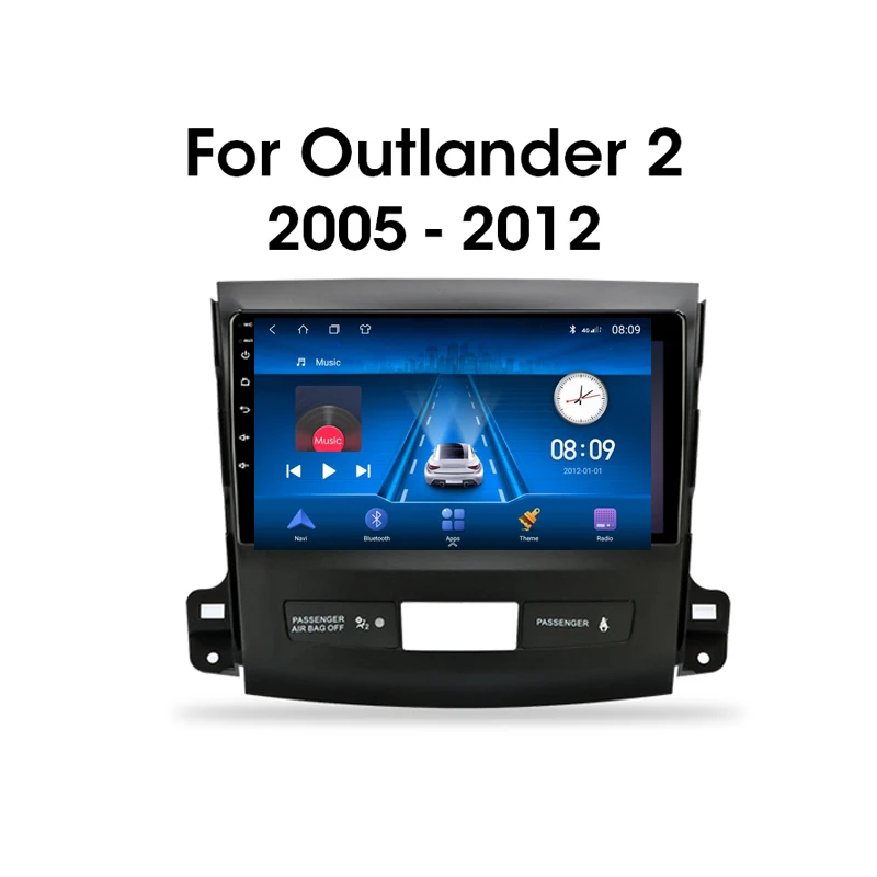

Автомагнитола на Android, мультимедийный плеер, навигация GPS для Mitsubishi Outlander 2 Peugeot 4007 2006 2007-2010 2011 2Din, без DvD