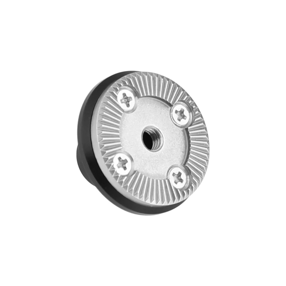 Standard M6 Thread ARRI Rosette Mount With 15mm Micro Rod & 1/4''-20 Thread Hole